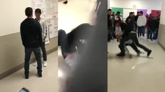 Slammed for Talking shit #Fight
