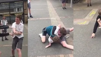 Stood His Ground And Choked Out The Bully