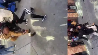 Girl Sneaks Other Girl For Talking About HER!