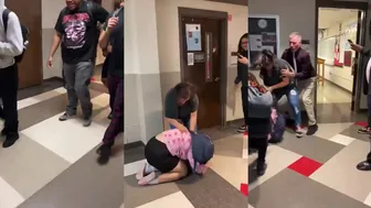 Pink Girl Cracks Up The Girls!