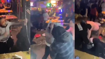 Security guard Gets Wrecked In Daily Fights
