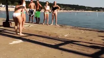 Bikini Fights On The Beach