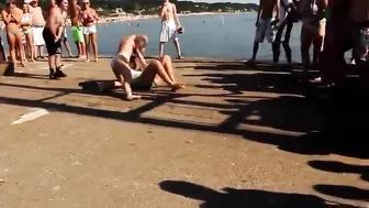 Bikini Fights On The Beach