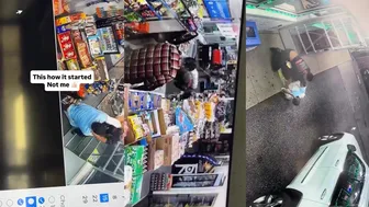 Fight At A Gas Station