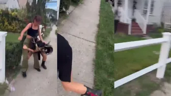Crazy Moment: Pepper Spray Didnt Save This Fighter!