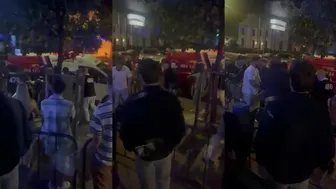 College Fight In Stellenbosch, South Africa
