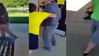 A Grown Man Showed The Kid A Lesson In The Fighting Spirit