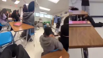 Freshman girls Fight Off!