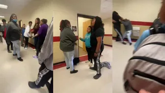 Girl fights 2v2!