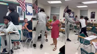 Two Boys Beat Tf Out Of Each Other Mid Class
