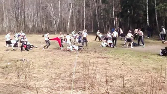 Russian 30 Vs 30 Forest Brawl