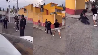 Cop vs. Three Punches Knockout