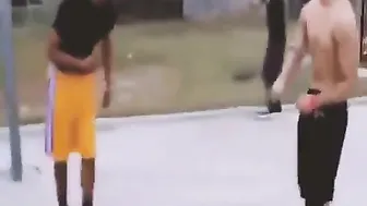 Shirtless Guy Loses His Cool And Ends The Fight!