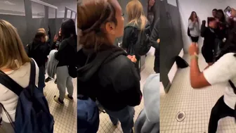 Bathroom fight!