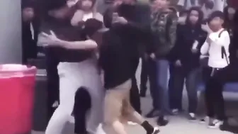 First kid In The Black Tee Got Knocked Out 10 Times!