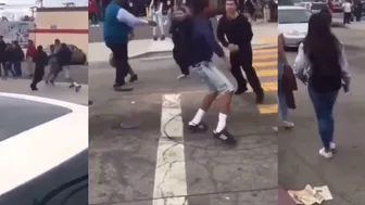 Crips vs. Longo 13 - After School Fight