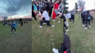 Two fights on Halloween