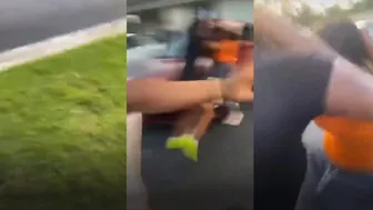 Girlfights Caught On Camera - Woman Gets Whooped Twice!