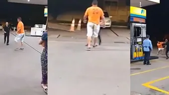 A Disgraceful Outing At A Gas Station