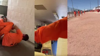 Holy Shit This Jail Fight Is Crazy Asf