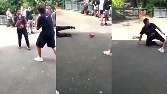 Headkick Caught Him