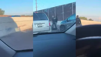 Cop Jumps Over Wall But Regrets It! Desk Duty Time!