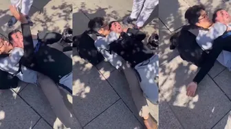Asian Kid Demonstrates Jiu Jitsu Skills Against Thief In Spain