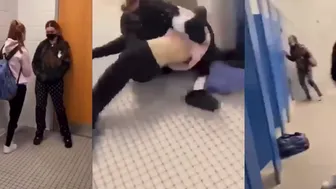 Girl Gets Beaten Up For Talking shit About Another Girls Mother!