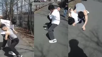 Kimura In Street Fight Near My School
