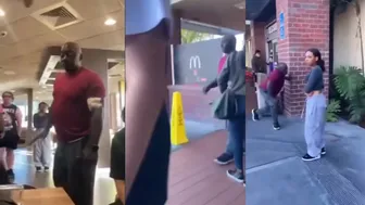 Young Dude Beats 2 Guys For Being Told He Doesnt Belong