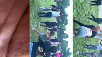 Girl Gets Slammed For Bullying The Other Girls Friend!