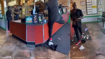 Fast-food restaurant Fight Highlights