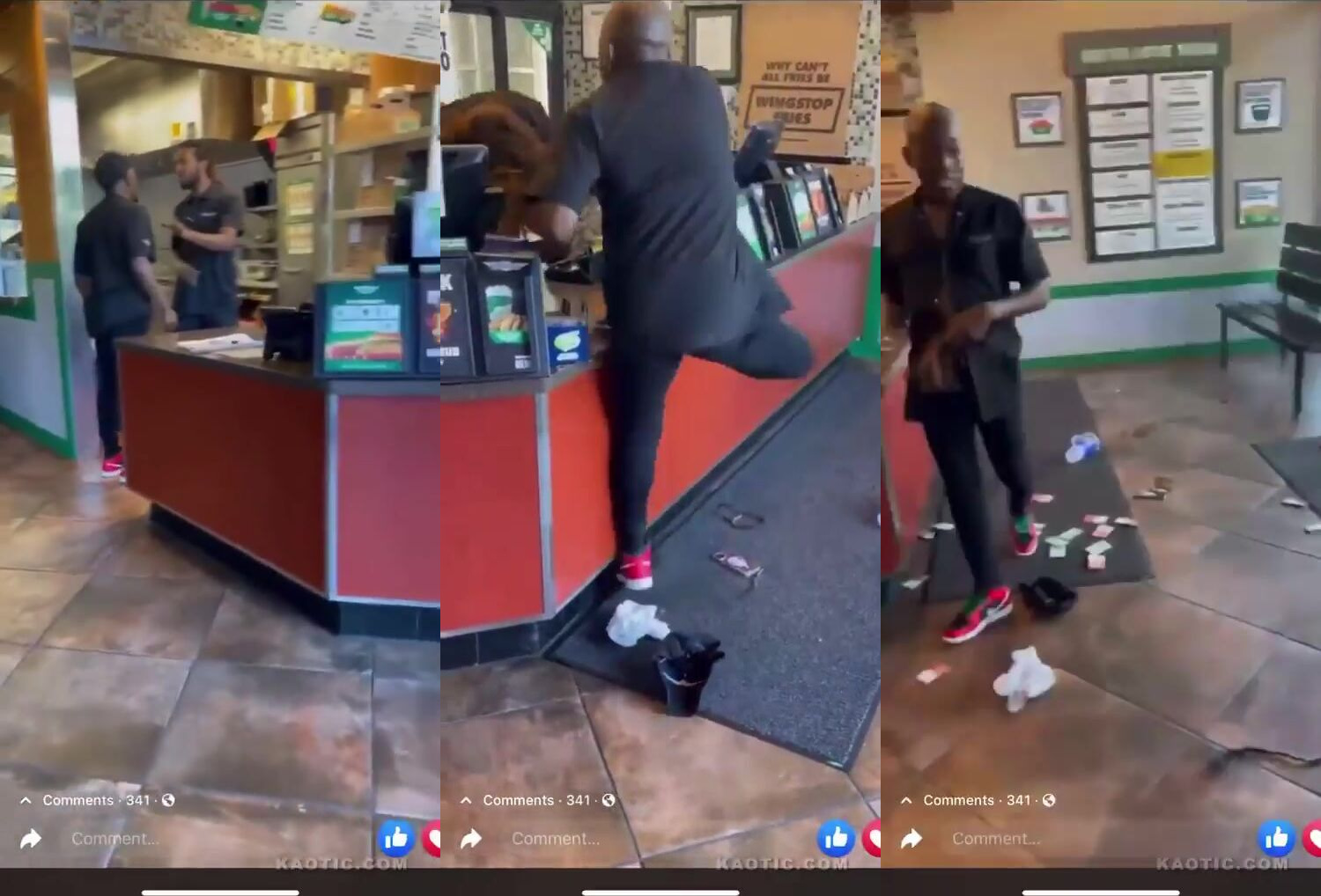 Fast-food restaurant Fight Highlights