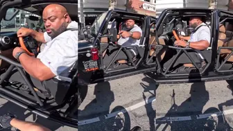 Man threatens kids on bikes... ????