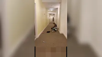 Girl knocks on her enemys door!