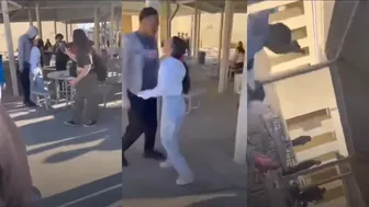 Top Fight At MLk High School In Riverside Ca