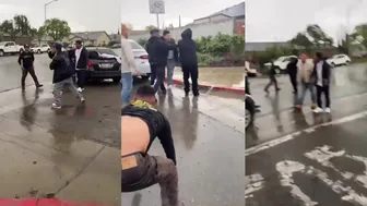 Mexican Gang Fight