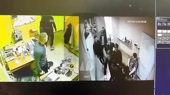 Lots Of People Fighting In A Small Room