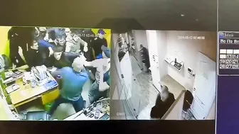 Lots Of People Fighting In A Small Room