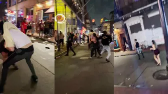 Brawl on Bourbon Street Ends in Gunfire