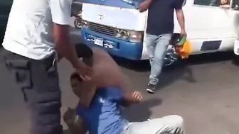 Traffic Stopped For Bus Drivers Protest In Tegucigalpa