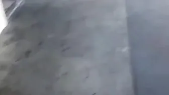 Woman Pisses In Front Of A Liquor Store In Modesto, Ca