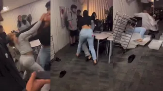 Crazy Back To School Fight Girls