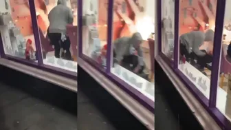 Girl fights During Nail Extensions