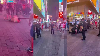Brawl In New York