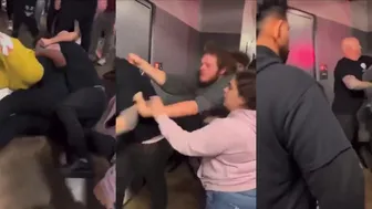 Security Guard Kicks Student; Fight Breaks Out