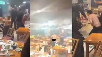 Drunk Fight At The Chinese Restaurant