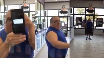Melted Ice Cream Guy Freaks Out