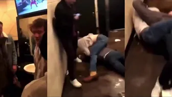 Crazy Fight Breaks Out Between Footballers and MMA Fans!