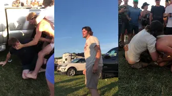 Huge Brawl At Concert %%